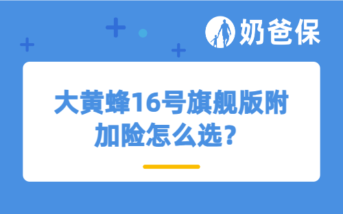 大黄蜂16号旗舰版附加险怎么选？有哪些要注意的地方？
