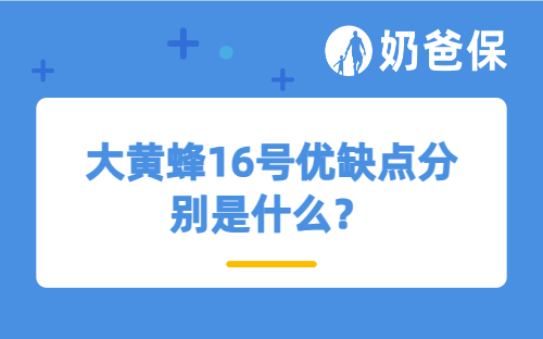 大黄蜂16号优缺点分别是什么？适合孩子投保吗？