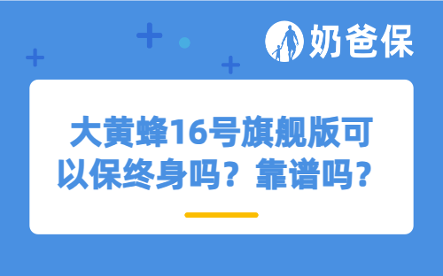 大黄蜂16号旗舰版可以保终身吗？靠谱吗？
