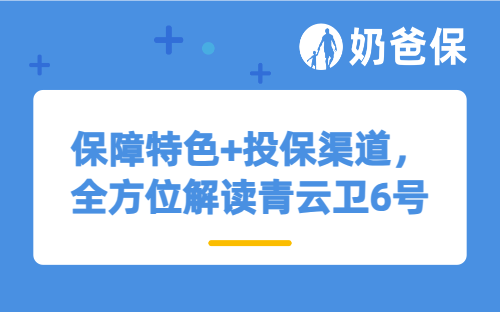 保障特色+投保渠道，全方位解读青云卫6号