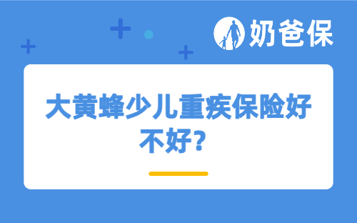 大黄蜂少儿重疾保险好不好？旗舰版和全能版哪个好？