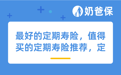 2025年年终榜单，值得买的定期寿险，推荐这几款！