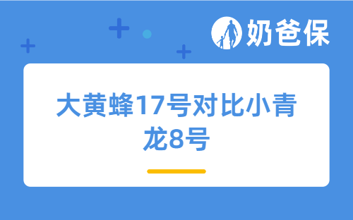大黄蜂17号对比小青龙8号：2026少儿重疾险怎么选更划算？
