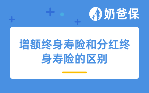 增额终身寿险和分红终身寿险的区别在哪？哪些产品可以选？